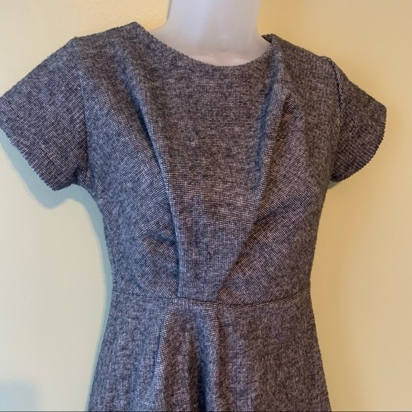 Zara Kids Collection Cinched Gray Knit Dress - Picture 2 of 4